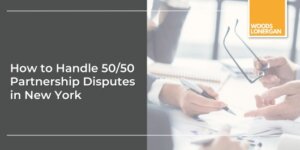 how to handle 50 50 partnership disputes