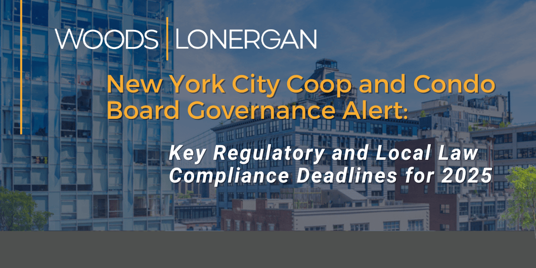 New York City Coop and Condo Board Governance Alert