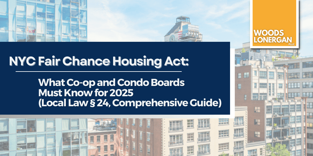 NYC Fair Chance Housing Act