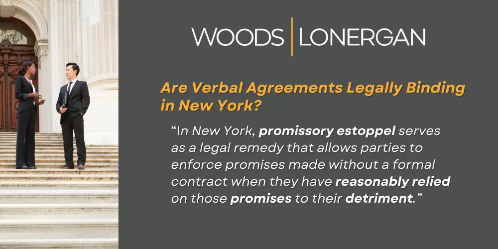 verbal agreements legally binding ny